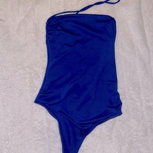 Royal blue body suit